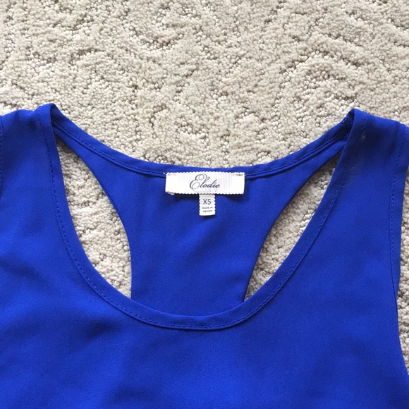 Élodie sheer tank top with cutouts on the back - Picture 2 of 3